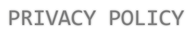 Privacy Policy